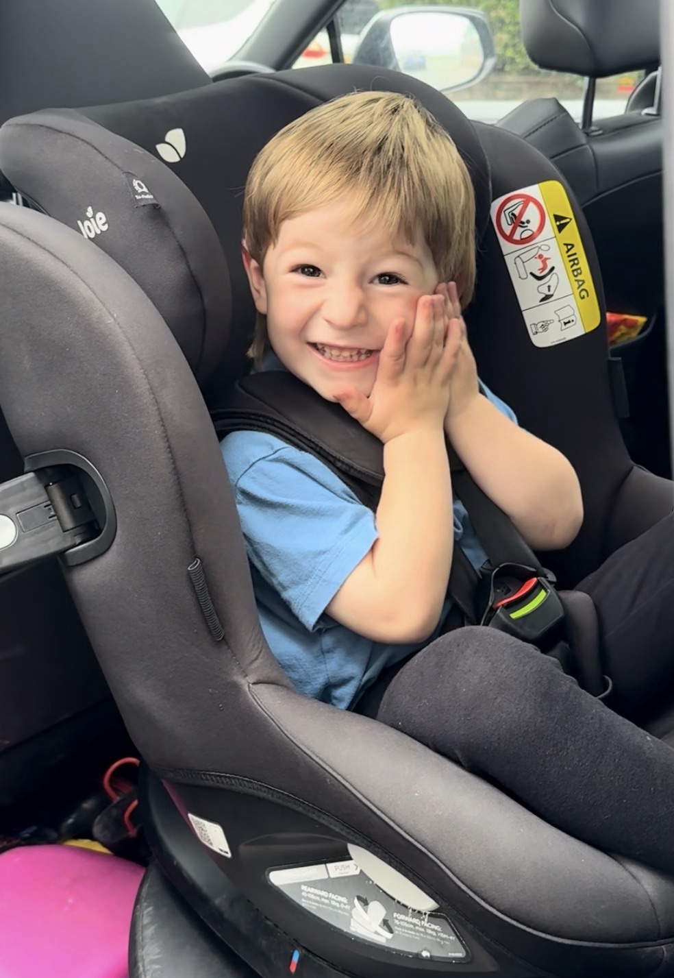 Keep your toddler rear facing to keep them FIVE TIMES&nbsp;safer